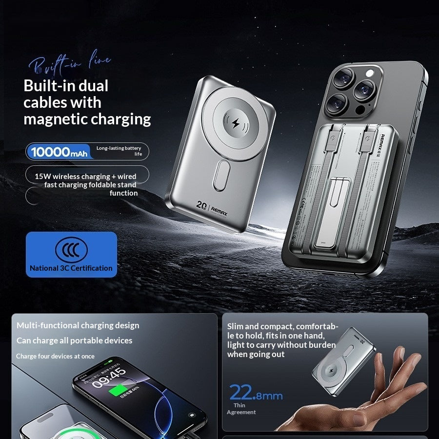 10,000 MAh Magnetic Wireless Charging Power Bank