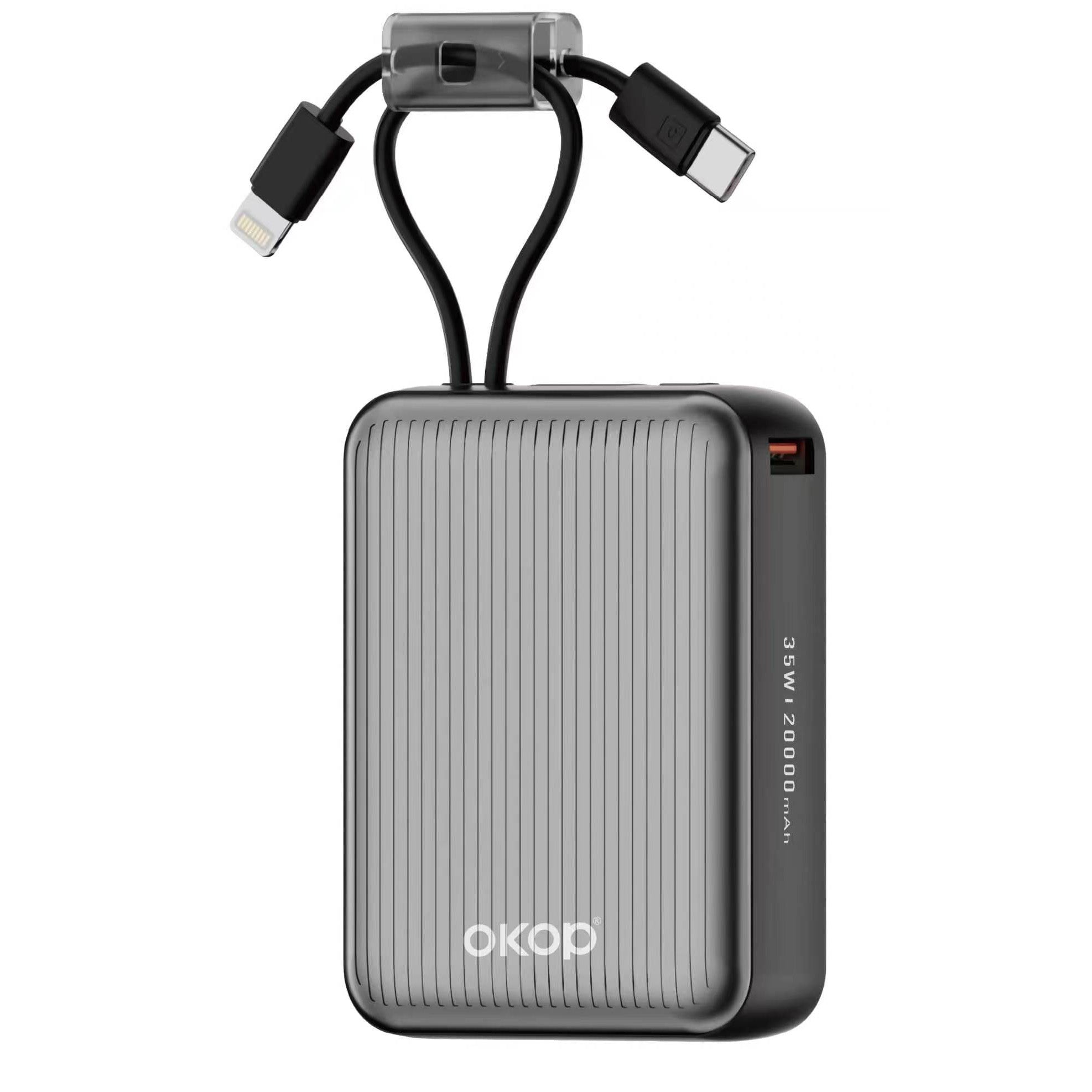 KP-724 20000mAh High-Capacity Power Bank With Digital Display Fast Charging 3C Certified Factory Stock Available