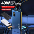 40W 20000mAh High-performance Power Bank, Ultra-fast Charging, Compatible With IPhone, Samsung, Huawei And Other Mobile Phones.