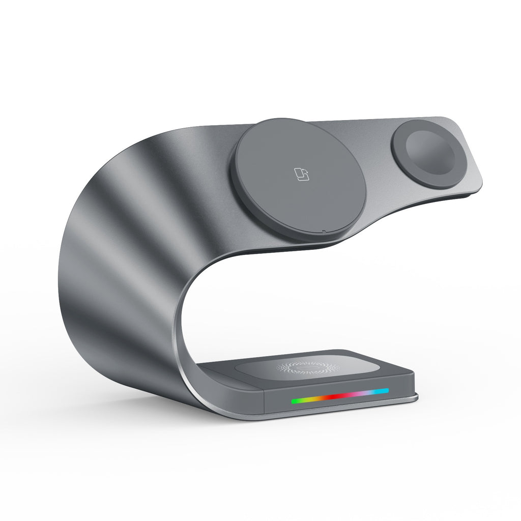 15W Fast Magnetic Wireless Charger - Metal Body