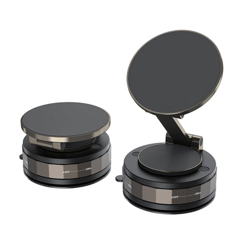 360 Degree Vacuum Magnetic Suction Car Phone Holder Suction Cup Phone Mount For Windshield Gym Vacuum Magnet Phone Stand