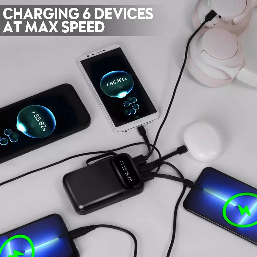 30000mAh Power Bank, Fast USB Charger, External Battery For Mobile Phones DE