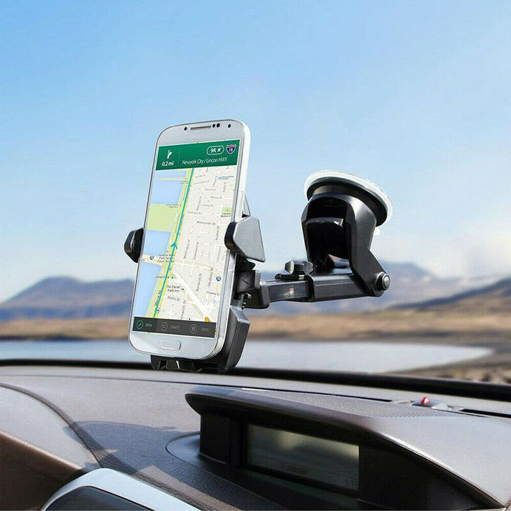 360 Rotatable In Car Suction Phone Holder Dashboard Windscreen Universal Mount