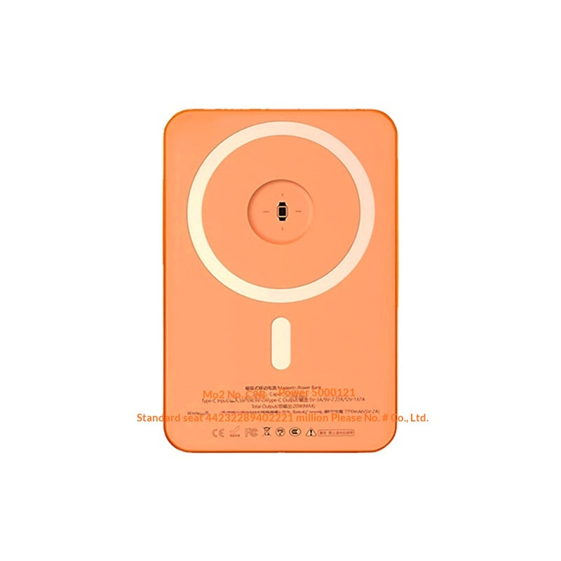 External Battery Magnetic Charging Power Bank Ultra Thin Compact Portable And High Capacity