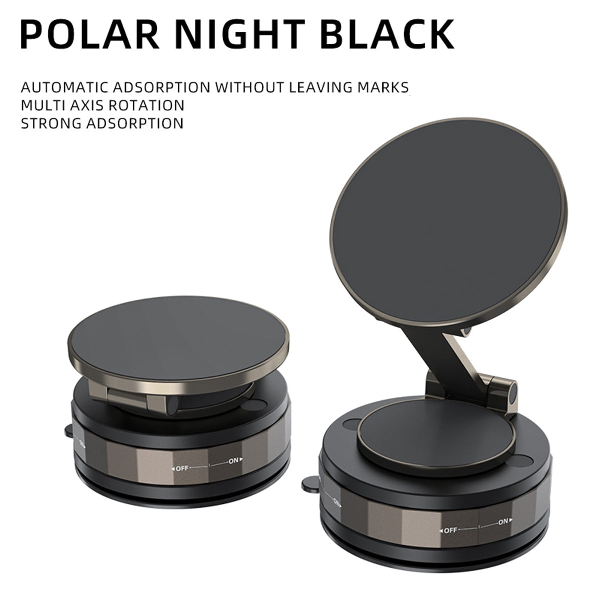 360 Degree Vacuum Magnetic Suction Car Phone Holder Suction Cup Phone Mount For Windshield Gym Vacuum Magnet Phone Stand