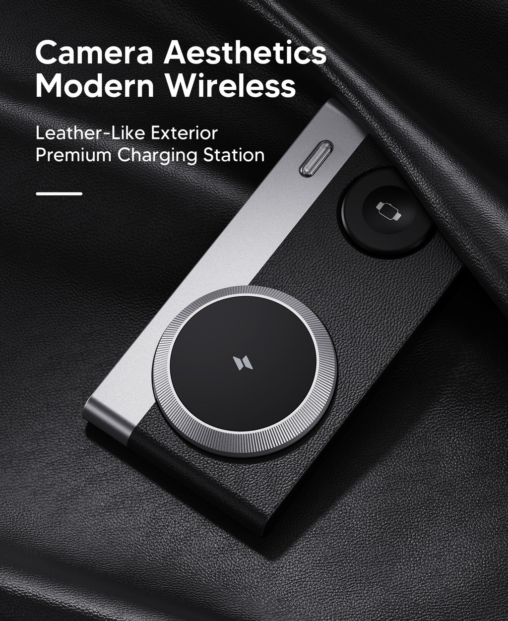 Creative Camera Magnetic-suction Foldable All-in-one Wireless Charger
