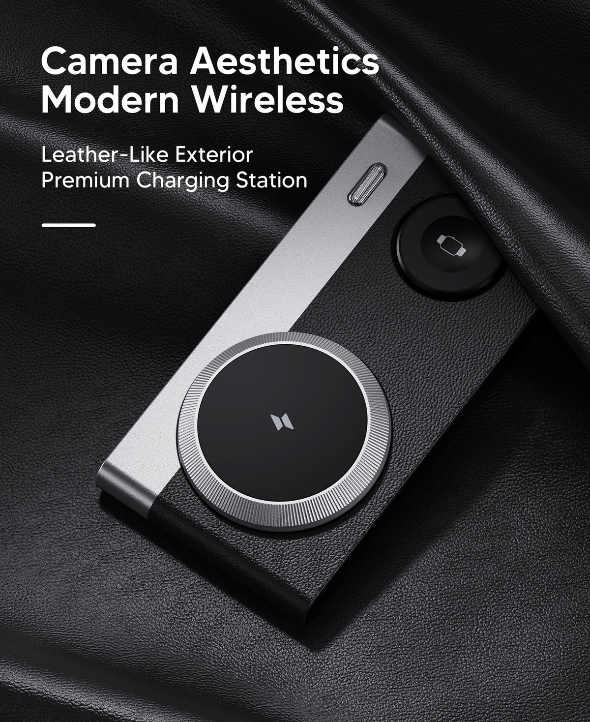 Creative Camera Magnetic-suction Foldable All-in-one Wireless Charger