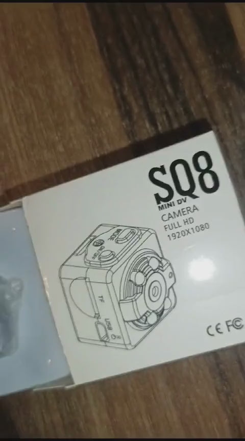 SQ8 Mini Hidden DV Camera 1080P Full HD Spy Camera & Car DVR - Electronic Product Designed For Recording And Daily Video Routine ~ Rechargeable