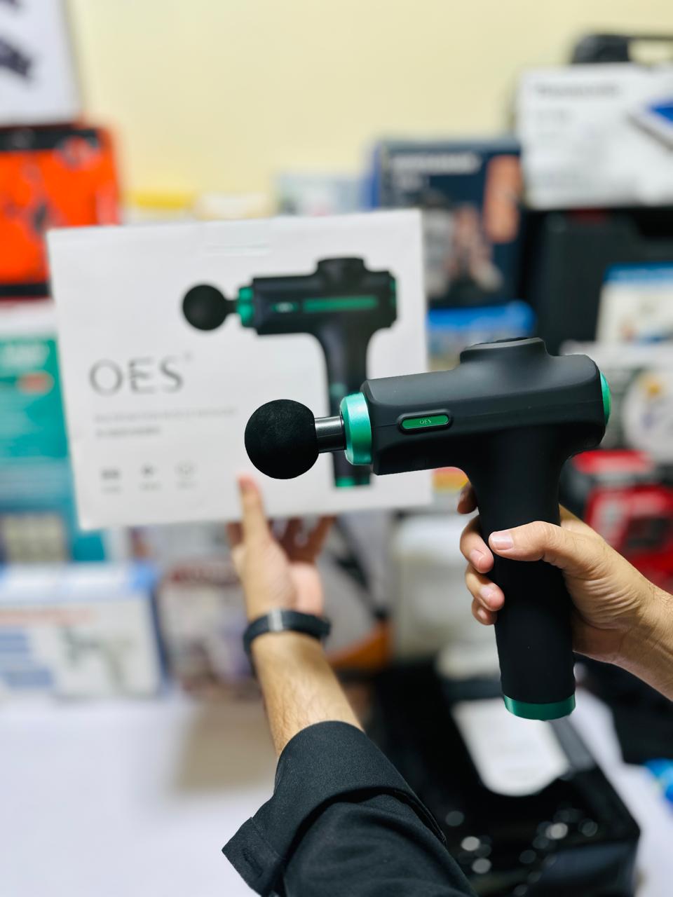 8-in-1 Multifunction Deep Tissue Muscle Massage Gun – Portable & Rechargeable